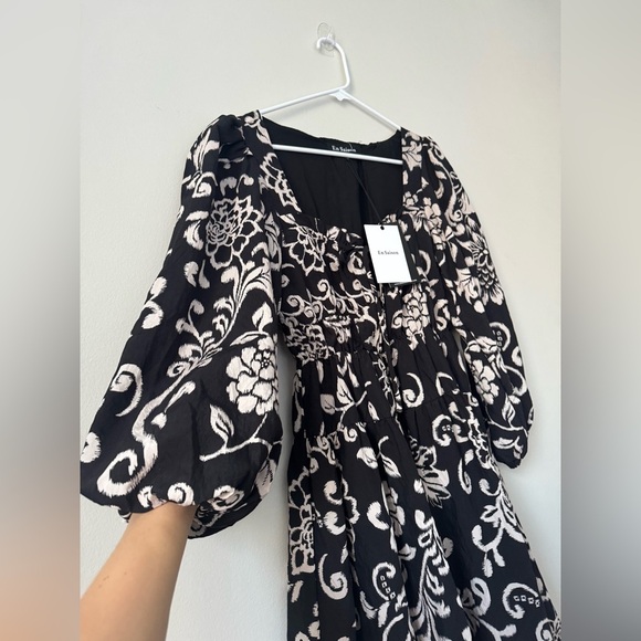 En Saison Mini Dress SunDress Party Events Festive Size XS NWT - Picture 5 of 11